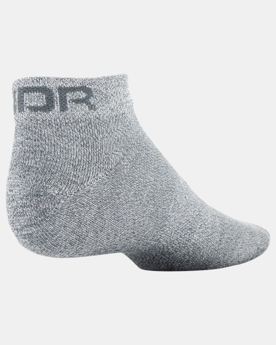 Men's UA Essential Low Cut Socks - 6-Pack, Gray, pdpMainDesktop image number 3